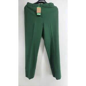 NWT Boden US 6R Emerald Green Canonbury Pants Cotton Blend